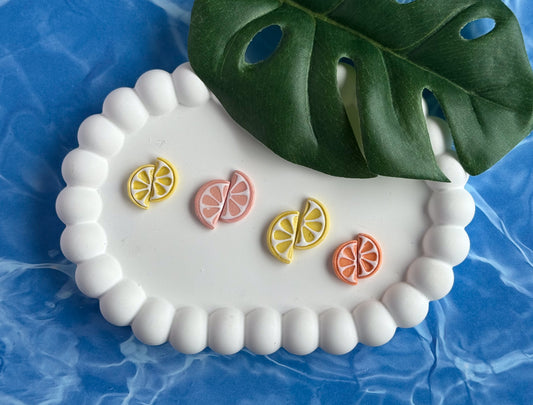 Half Moon Citrus Studs