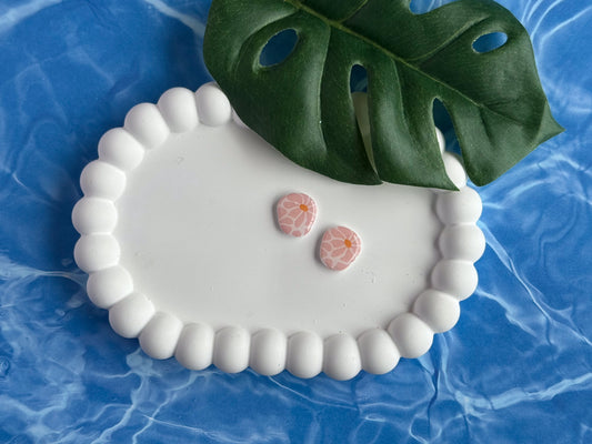 Small Oblong Daisy Studs