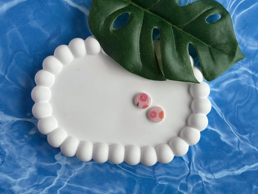 Small Round Grapefruit Studs