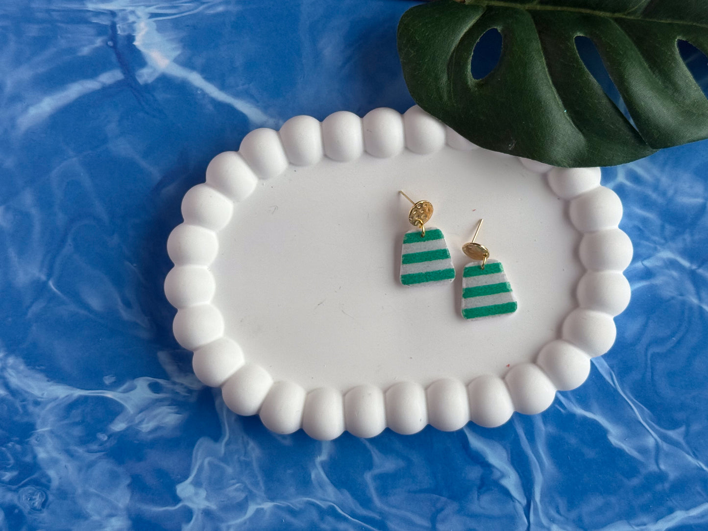 Trapeze Stripe Dangles