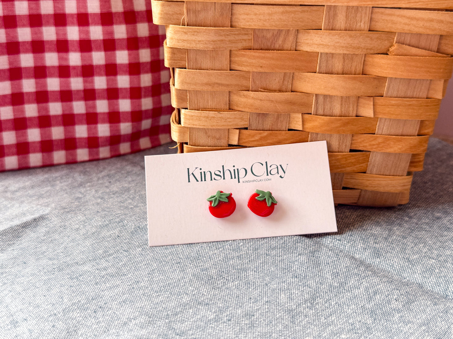 Mini Produce Studs - Single Pair (Multiple Styles Available)