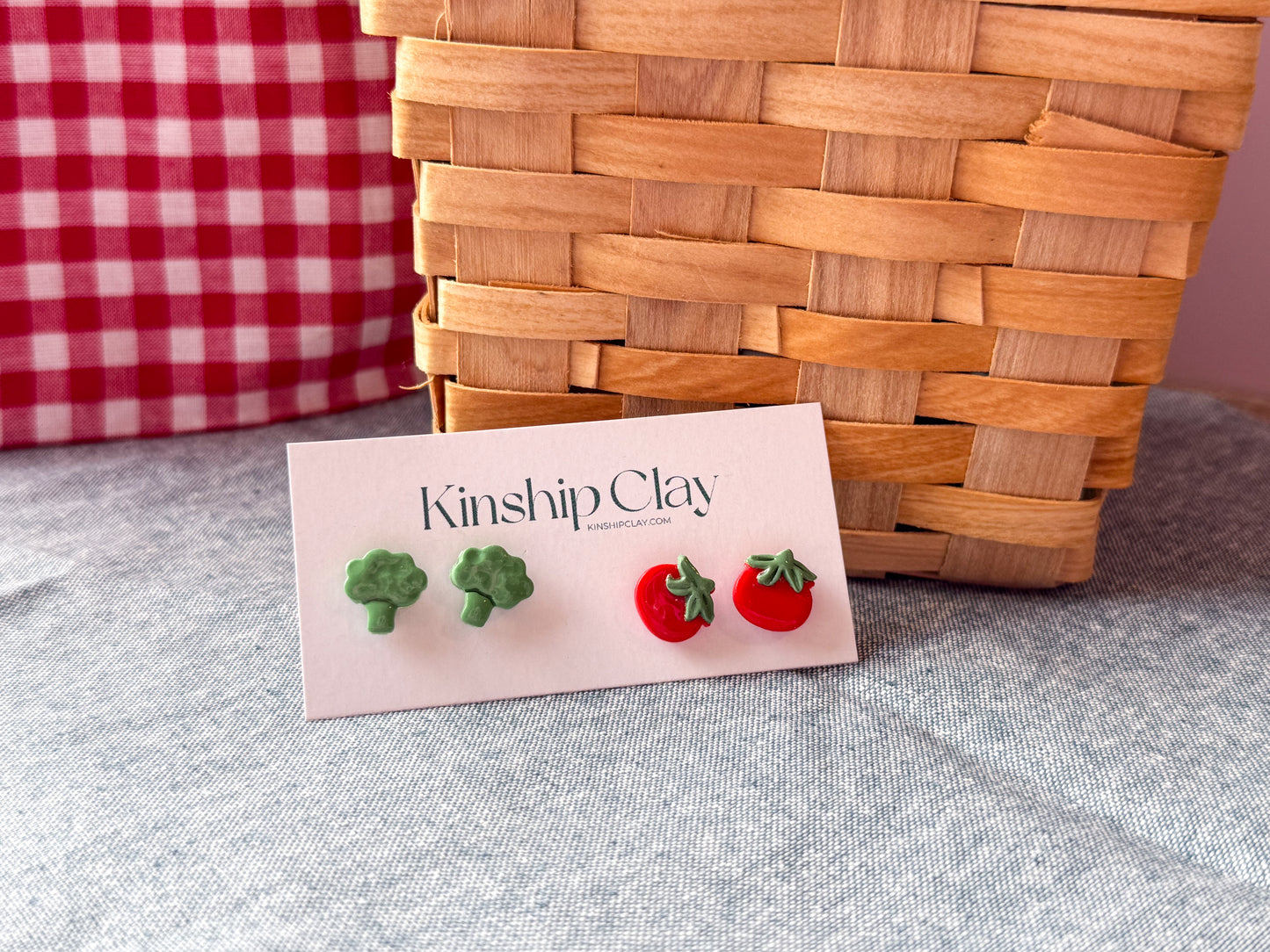 Mini Produce Studs - Two Pack (Multiple Styles Available)