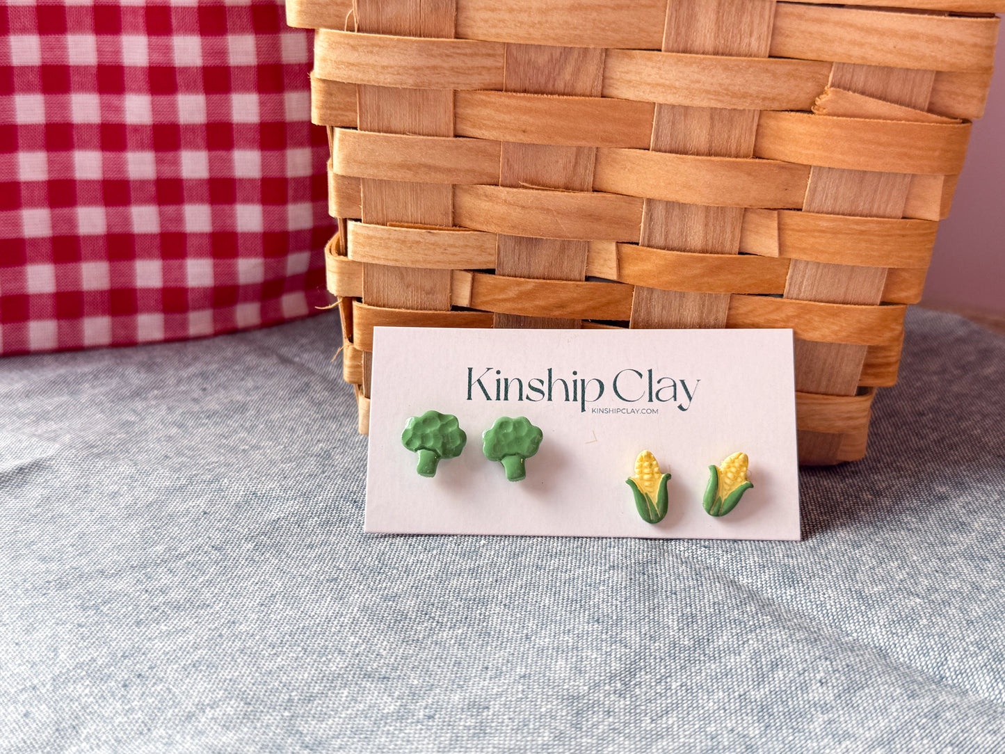 Mini Produce Studs - Two Pack (Multiple Styles Available)