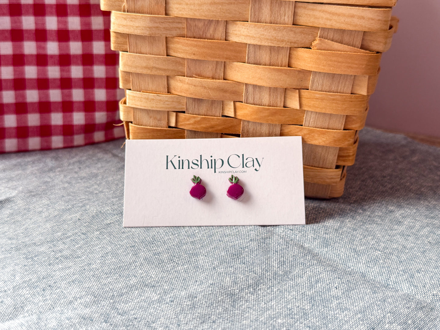 Mini Produce Studs - Single Pair (Multiple Styles Available)
