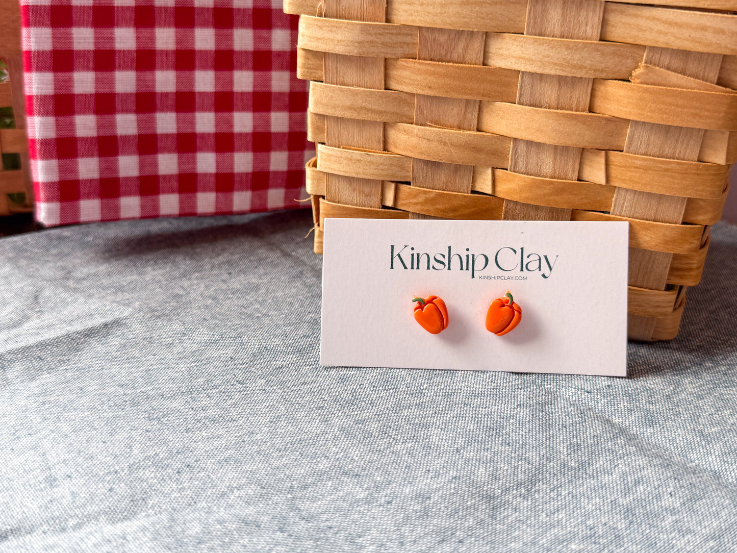 Mini Produce Studs - Single Pair (Multiple Styles Available)