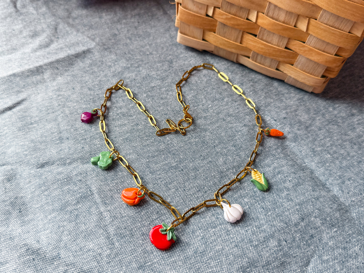 Garden Party Charm Necklace