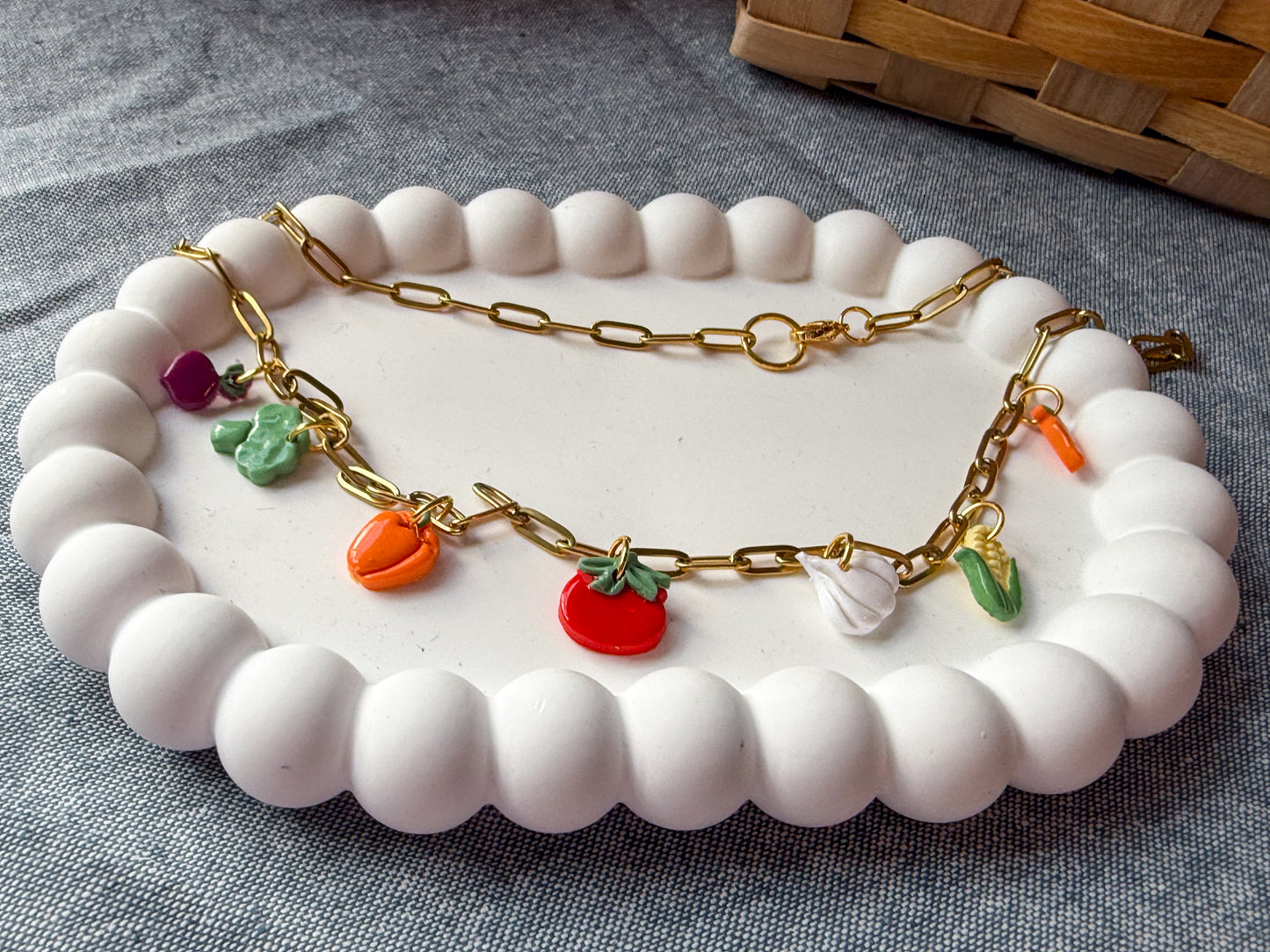 Garden Party Charm Necklace