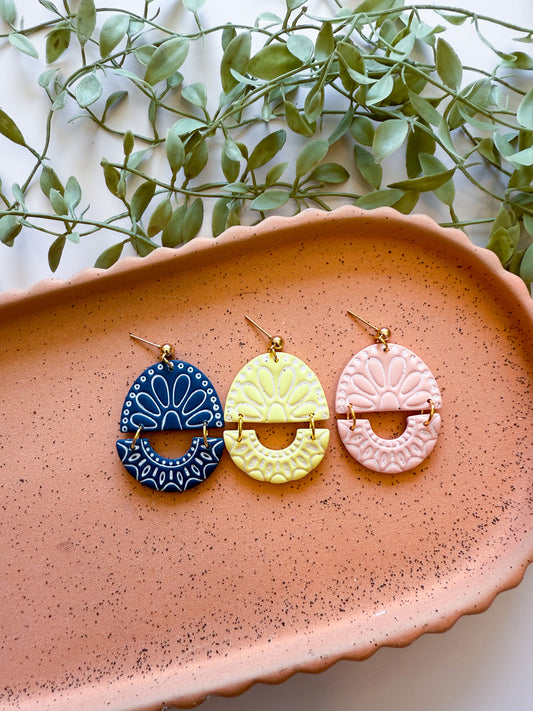 Petal Arc Dangles - Multiple Colors