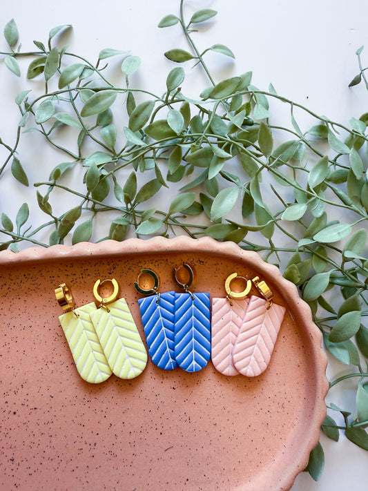 Arrow Arc Dangles - Multiple Colors Available