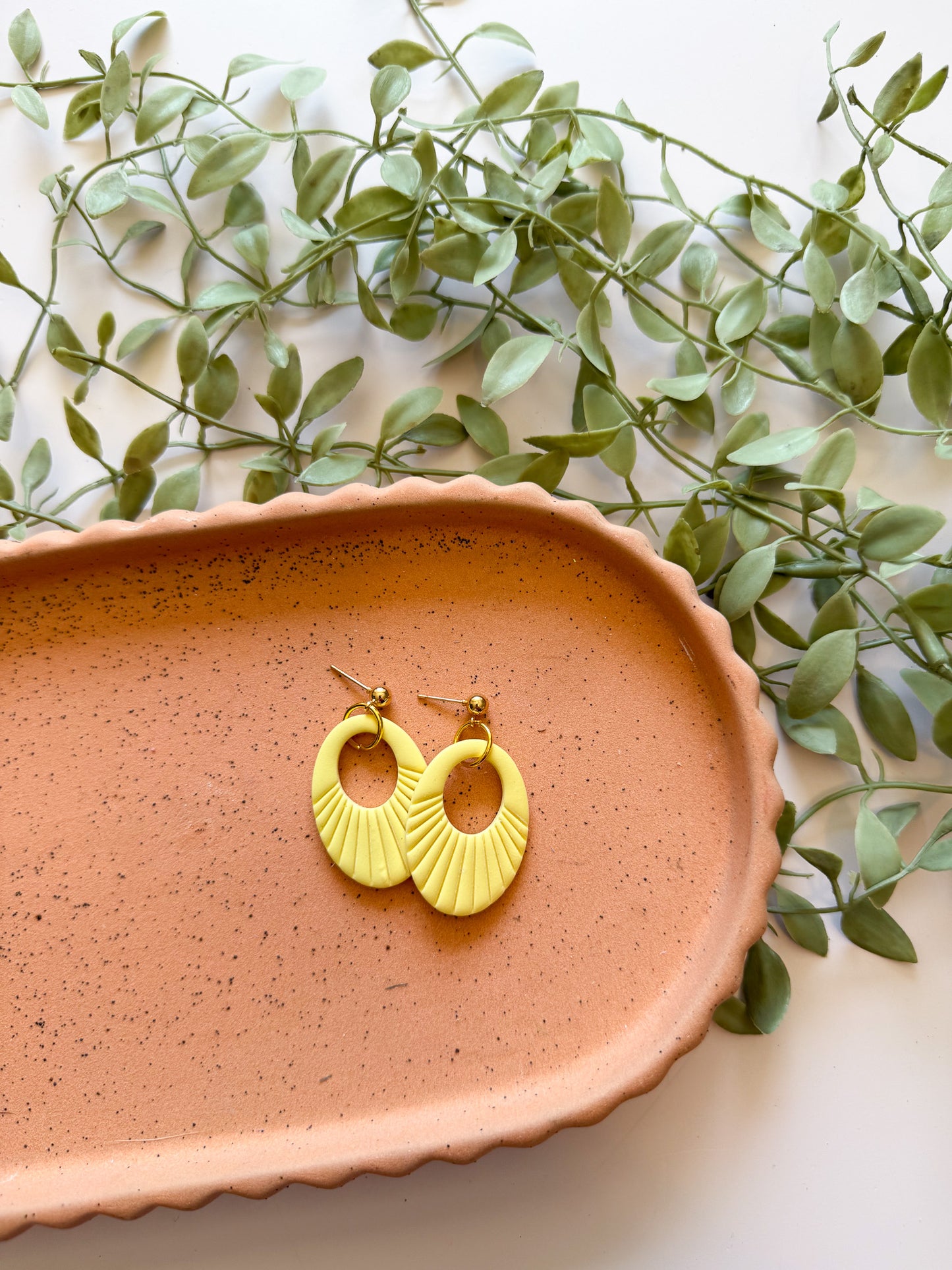 Solar Swirl Dangles - Multiple Colors Available