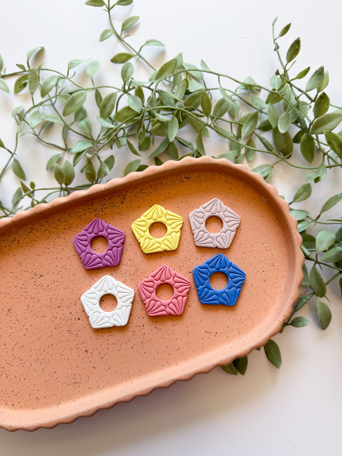 Hexagon in Bloom - Multiple Colors Available