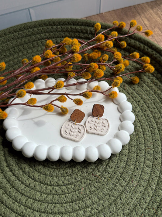 Folk Art Pumpkin - Multiple Colors Available