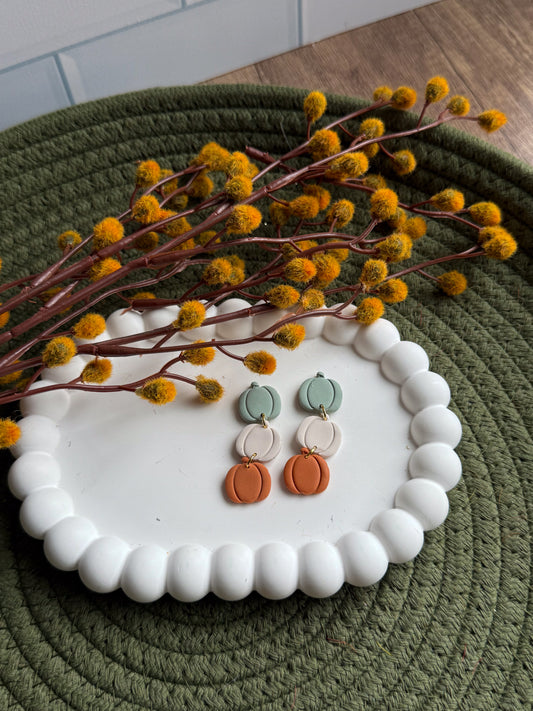 Pumpkin Trio Dangles