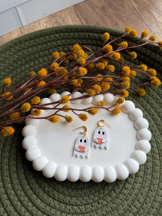 Pumpkin Ghost Dangle