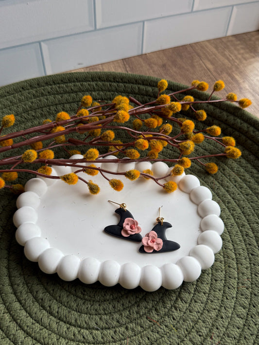 Floral Witch Hat Dangles