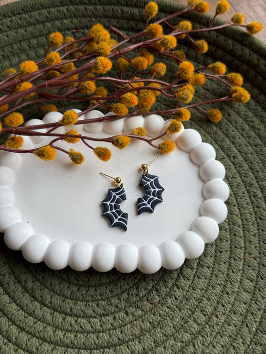Mirrored Spider Web Dangles