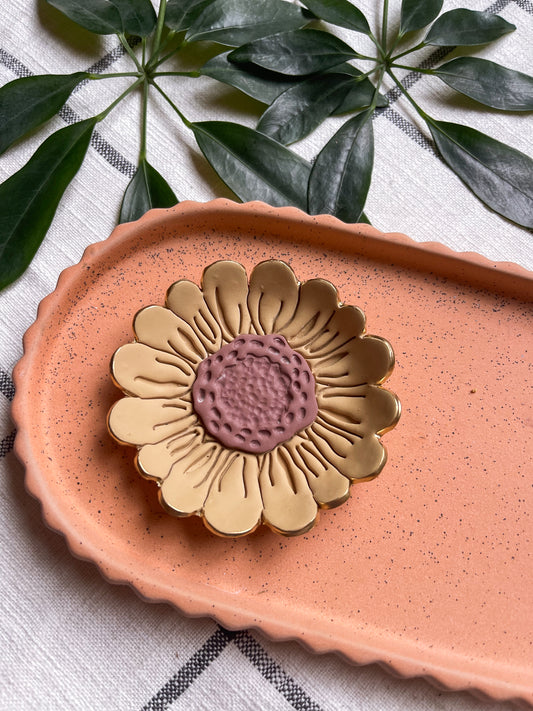 Sunflower Trinket Dish