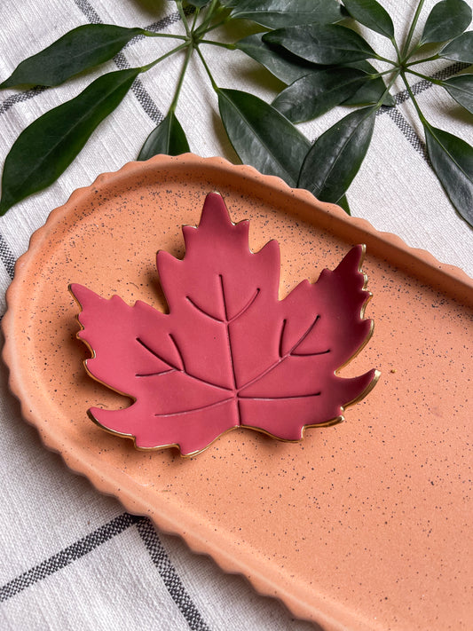 Fall Leaf Trinket Dish