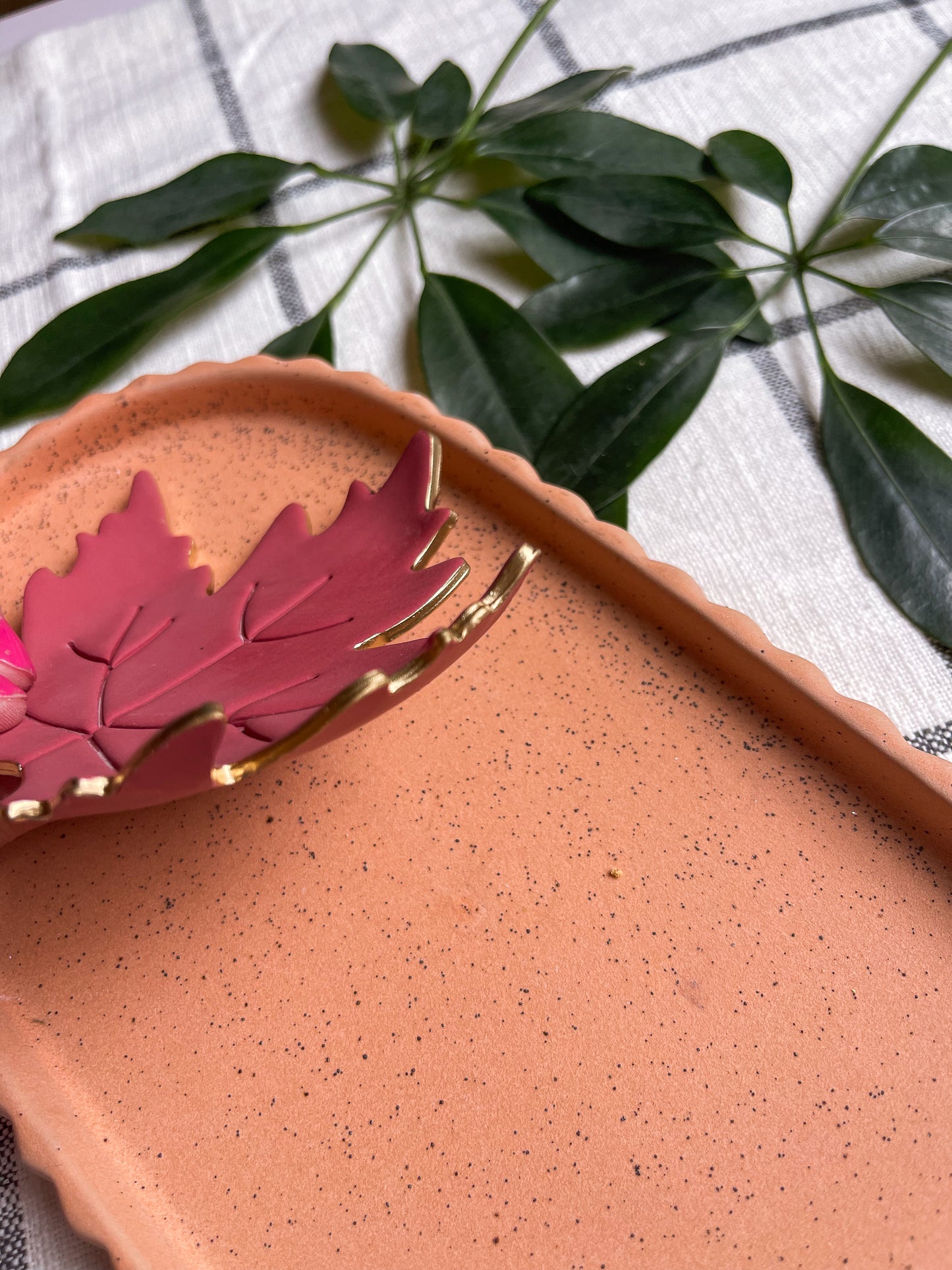 Fall Leaf Trinket Dish