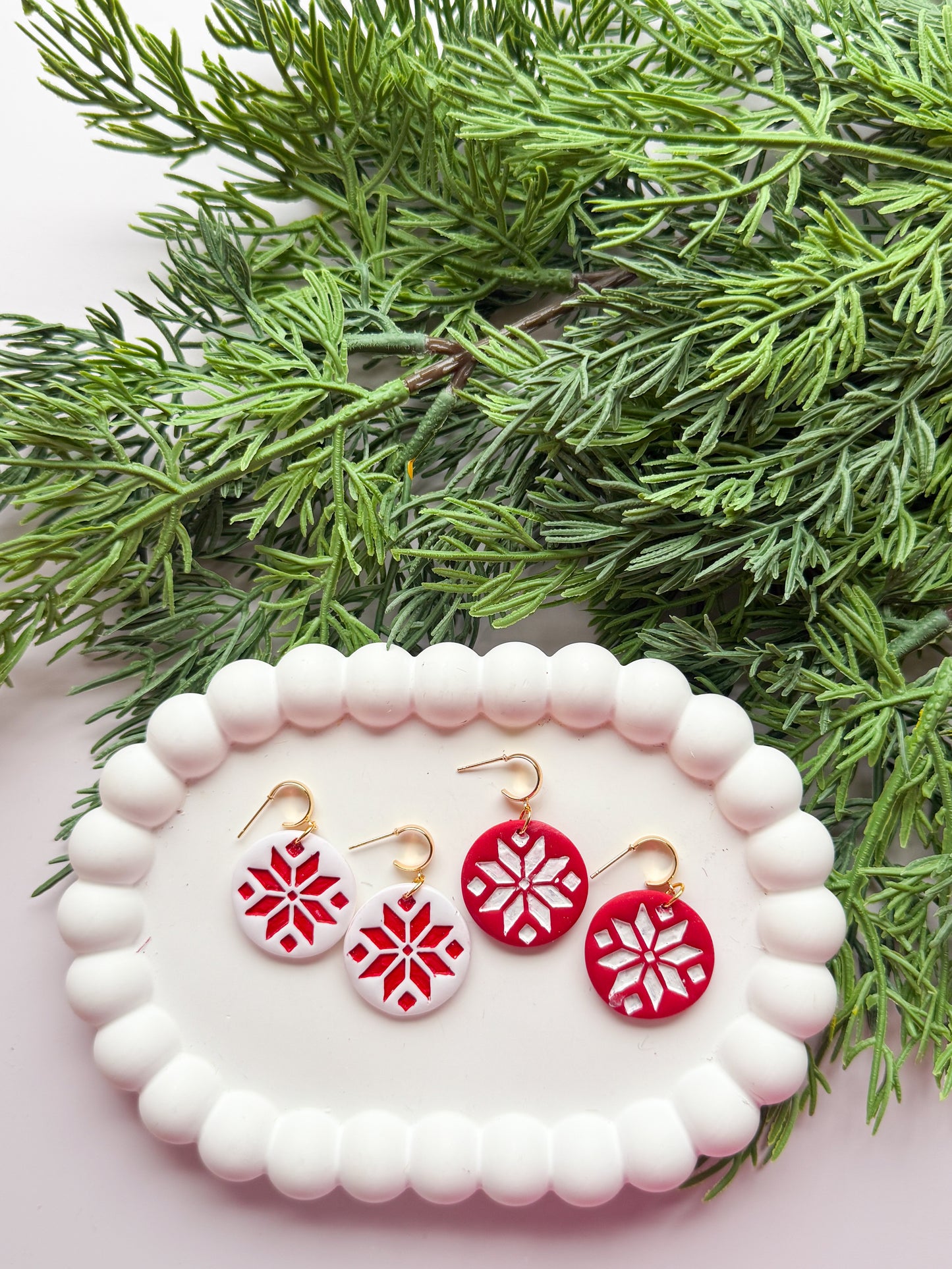 Scandinavian Snowflake Medallions