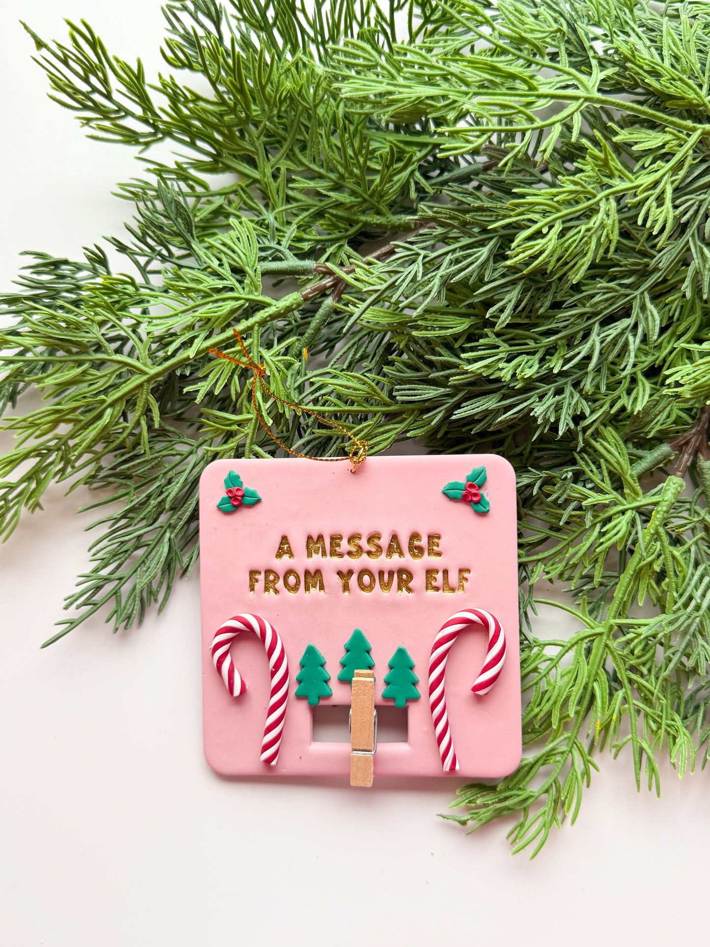 Message From Your Elf Ornament