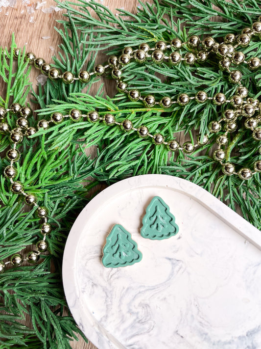 Eucalyptus Christmas Tree Studs