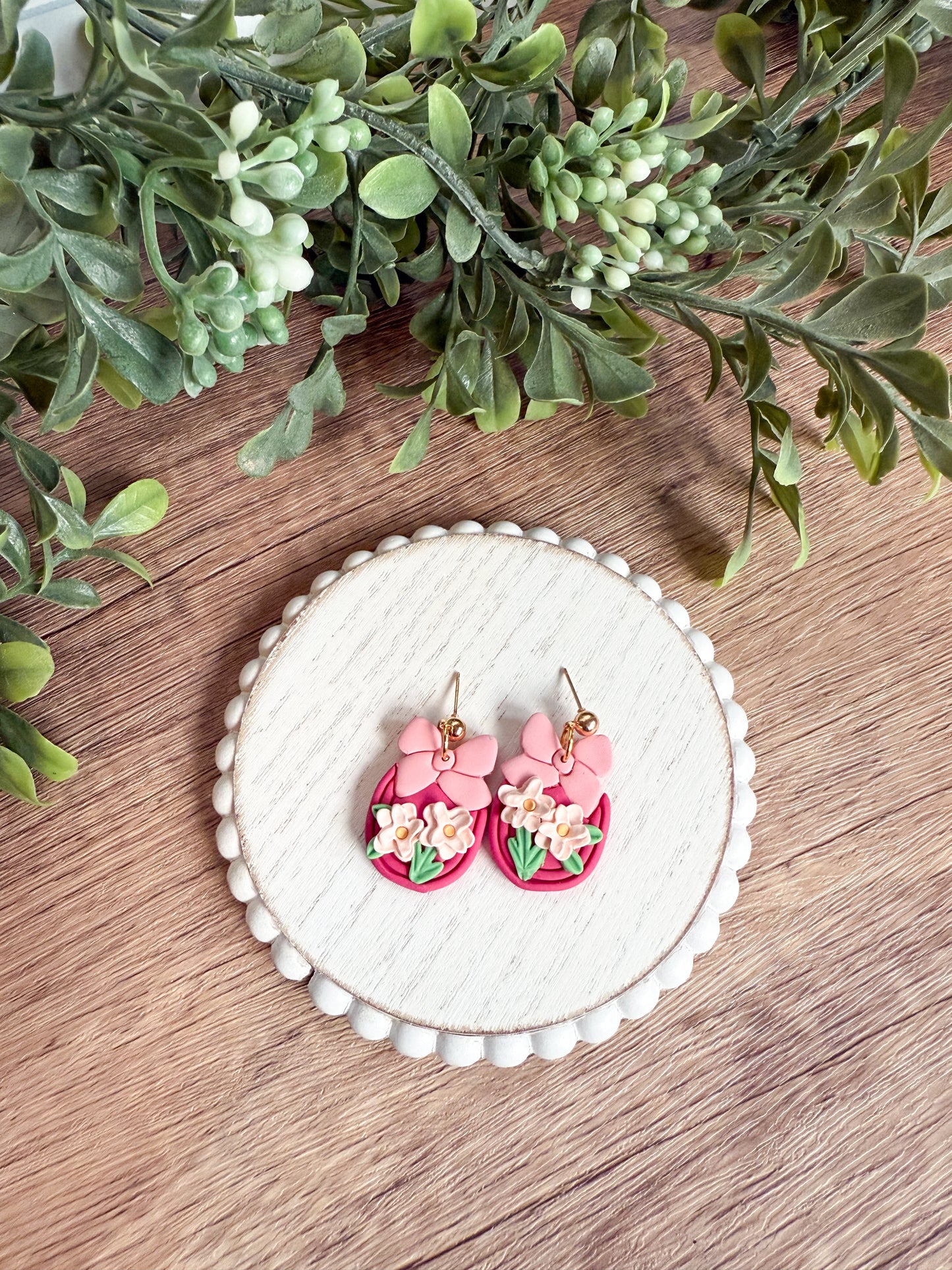 Spring Floral Bow Drops