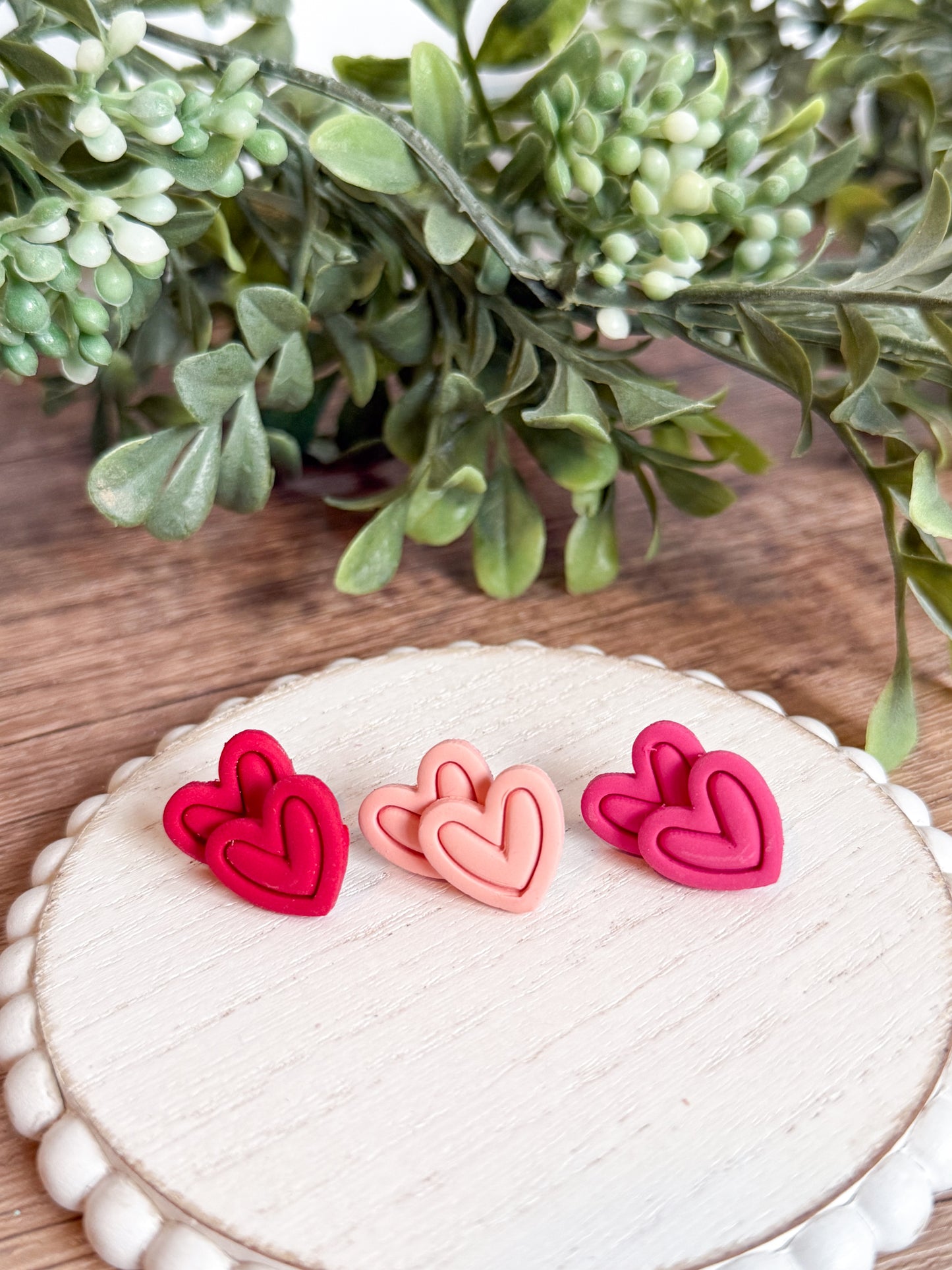 Small Heart Studs (Multiple Colors)