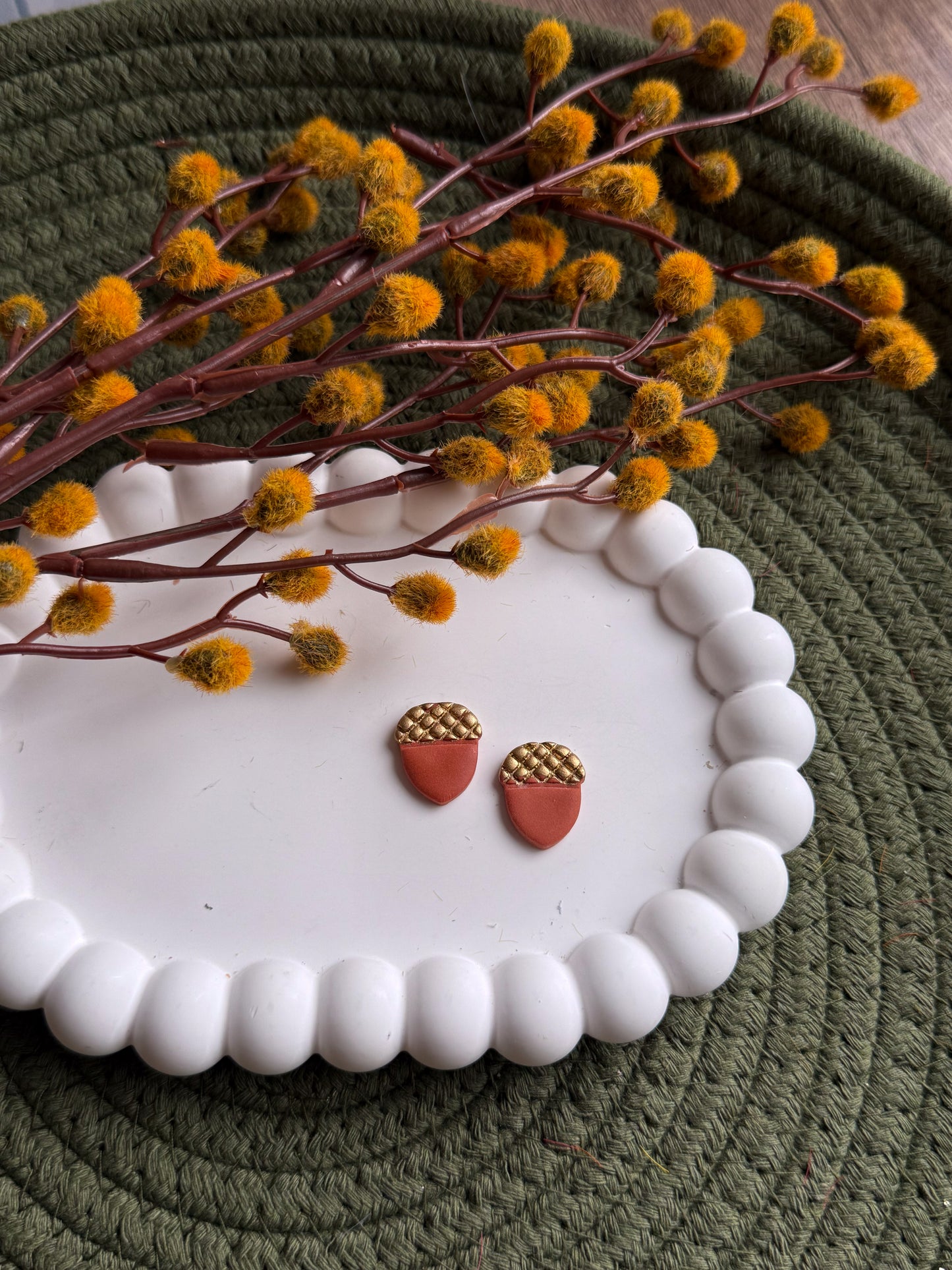 Acorn Studs - Multiple Colors Available